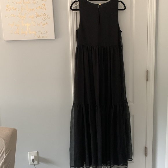 Marie‎ Oliver Sheer Lined Maxi Dress size S classic casual elegant loose - Picture 7 of 12